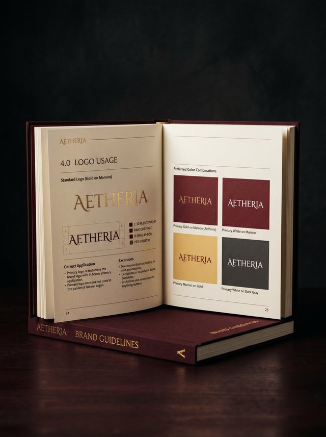 Brand guidelines book