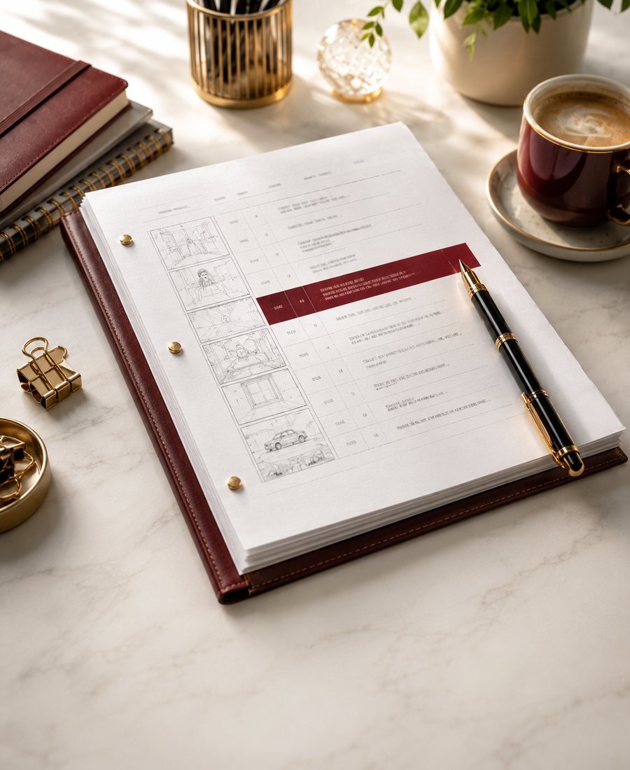 Scripting — a script with a highlighted hook